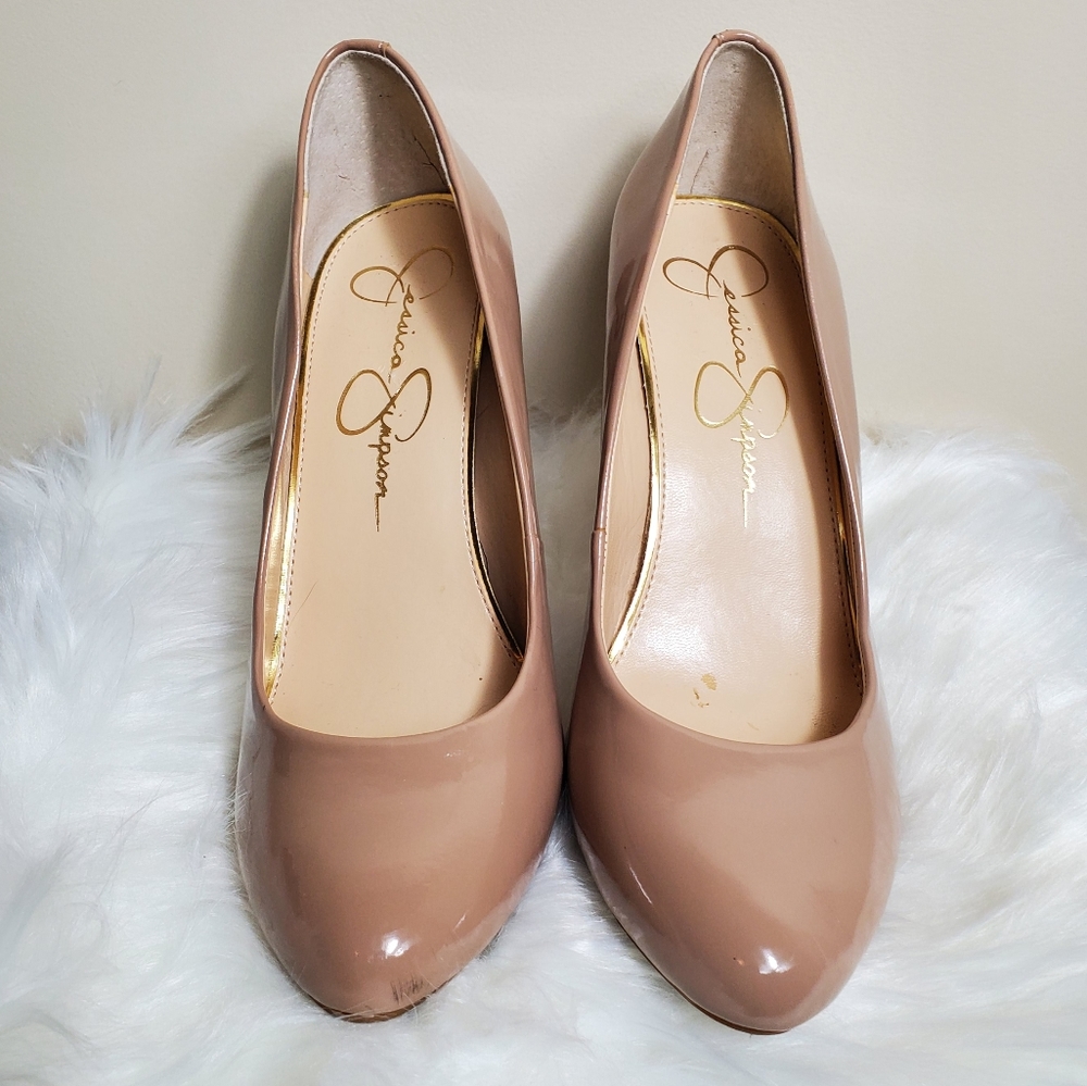 Nude Jessica Simpson Pumps - Picture 2 of 5